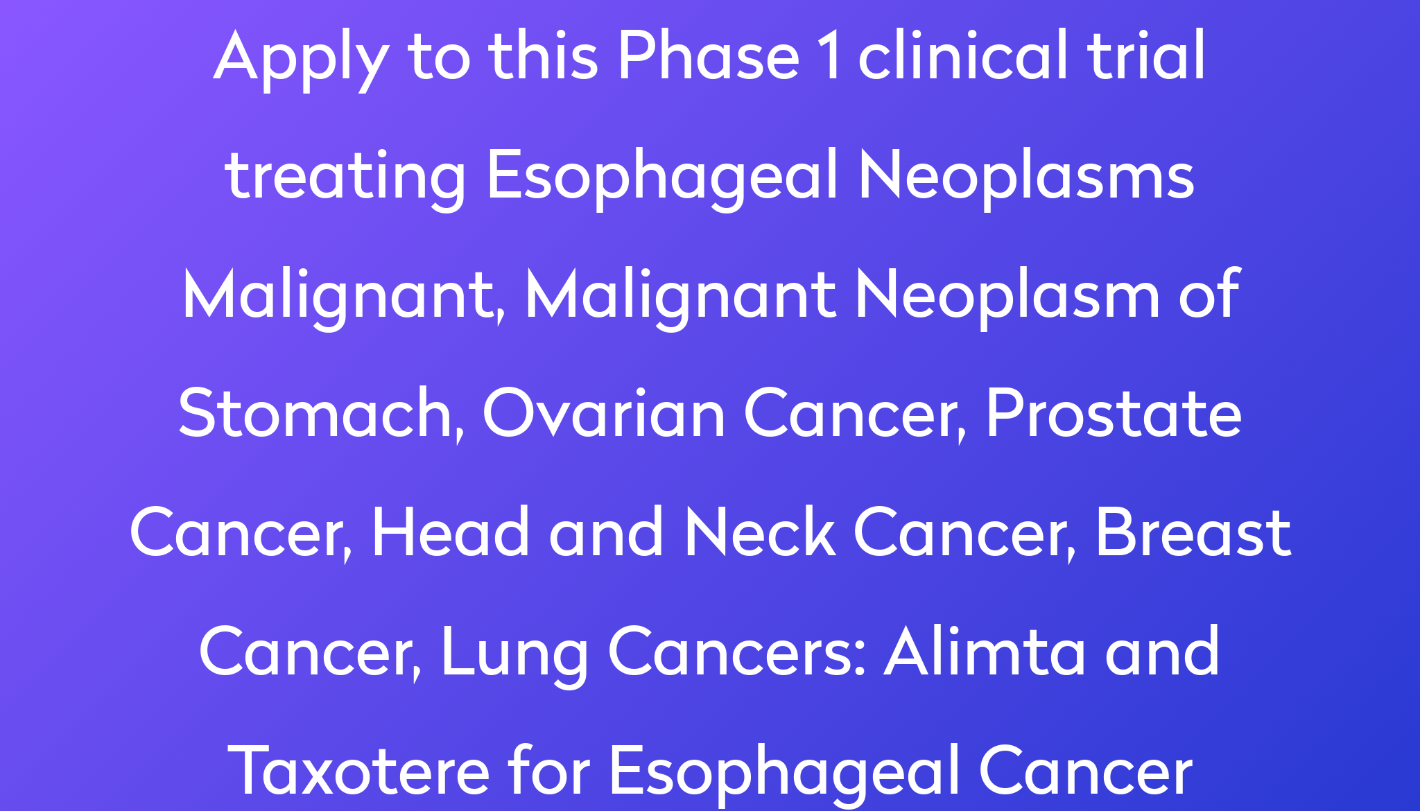 alimta-and-taxotere-for-esophageal-cancer-clinical-trial-2023-power